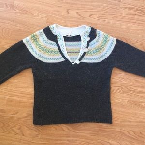 Vintage Free People Wool Blend Sweater